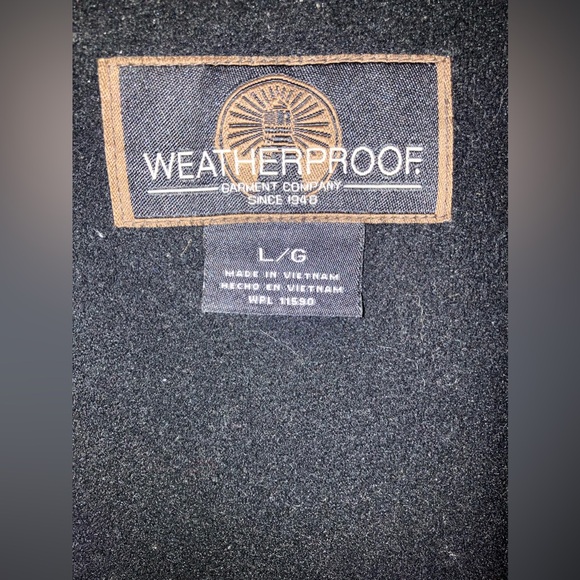 Men’s Weatherproof Garment Company Faux Suede Heavy Shirt /Light Jacket Brown L - Picture 9 of 12